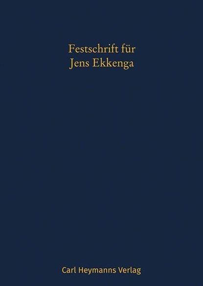 Festschrift für Jens Ekkenga, Udo Becker ; Thilo Kuntz ; Carsten Schirrmacher - Gebonden - 9783452306197