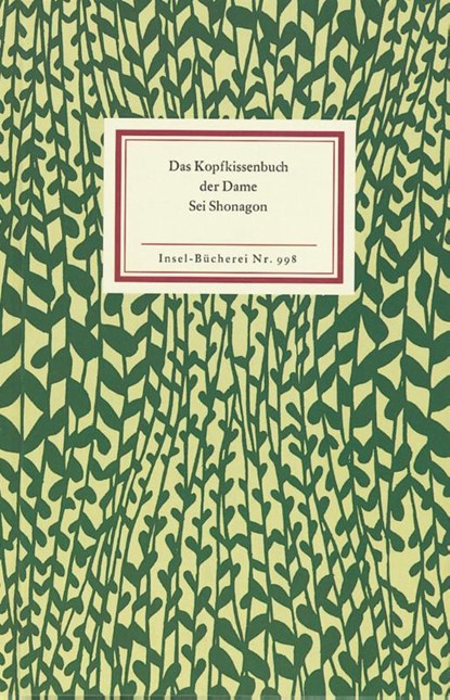 Das Kopfkissenbuch der Dame Sei Shonagon, Sei Shonagon ; Irmtraud Schaarschmidt-Richter - Gebonden - 9783458089988