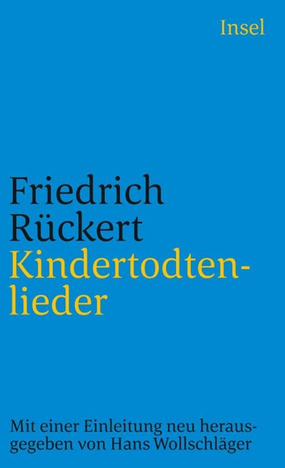 Kindertodtenlieder, Friedrich Rückert - Paperback - 9783458332459