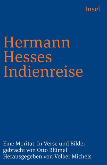 Hermann Hesses Indienreise. Großdruck, Volker Michels - Paperback - 9783458341307