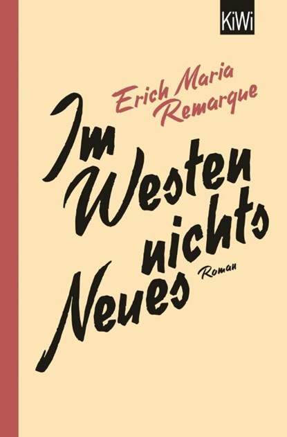 Im Westen nichts Neues, REMARQUE,  Erich Maria - Paperback - 9783462046335