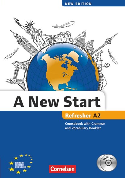 A New Start A2: Refresher. Kursbuch mit Audio CD, Grammatik- und Vokabelheft, Annie Cornford ;  Elanor Cornford - Paperback - 9783464200346