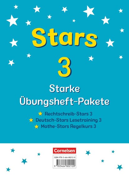 STARS - starke Übungshefte - 3. Schuljahr - Übungshefte im Paket mit Lösungen, niet bekend - Paperback - 9783464802120