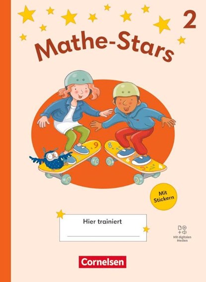 Mathe-Stars 2. Schuljahr - Regelkurs Ausgabe 2025 - Übungsheft mit Lösungen und digitalen Medien, niet bekend - Paperback - 9783464815182