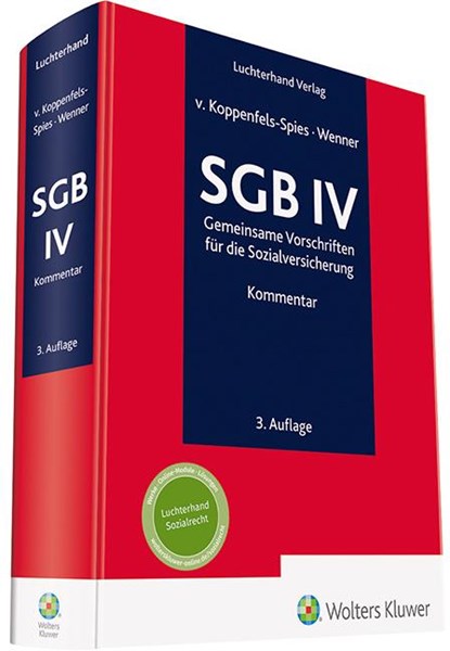 SGB IV - Kommentar, Katharina v. Koppenfels-Spies ; Ulrich Wenner - Gebonden - 9783472097235