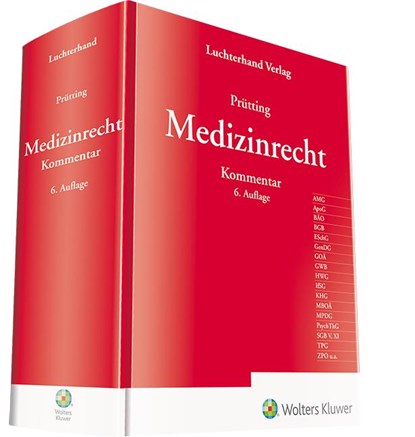 Medizinrecht - Kommentar, Dorothea Prütting - Gebonden - 9783472097259