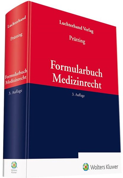 Formularbuch Medizinrecht, Dorothea Prütting - Gebonden - 9783472097594