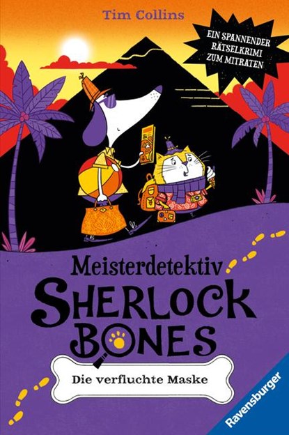 Meisterdetektiv Sherlock Bones. Ein spannender Rätselkrimi zum Mitraten, Band 2: Die verfluchte Maske, Tim Collins - Gebonden - 9783473409112