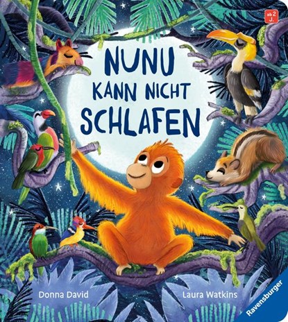 Nunu kann nicht schlafen - eine liebevoll erzählte Gutenachtgeschichte für Kinder ab 2 Jahren, Donna David - Gebonden - 9783473417841
