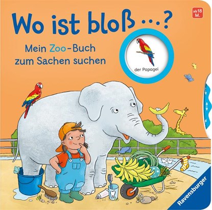 Wo ist bloß...? Mein Zoo-Buch zum Sachen suchen, Kathrin Lena Orso - Gebonden - 9783473418336
