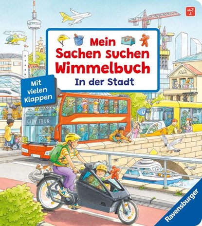 Mein Sachen suchen Wimmelbuch: In der Stadt, Susanne Gernhäuser - Gebonden - 9783473418824