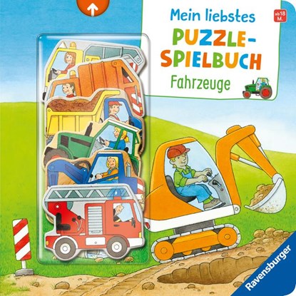 Mein liebstes Puzzle-Spielbuch - Fahrzeuge, Sabine Cuno - Gebonden - 9783473420032