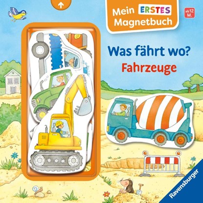 Mein erstes Magnetbuch - Was fährt wo? Fahrzeuge, Sandra Grimm - Gebonden - 9783473420971