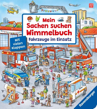 Mein Sachen suchen Wimmelbuch: Fahrzeuge im Einsatz, Susanne Gernhäuser - Gebonden - 9783473421039
