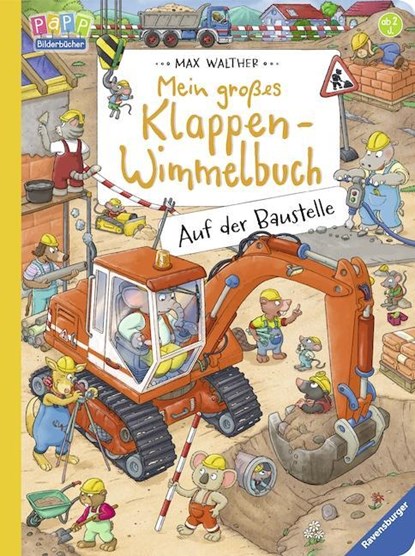 Mein großes Klappen-Wimmelbuch: Auf der Baustelle, niet bekend - Gebonden - 9783473436699