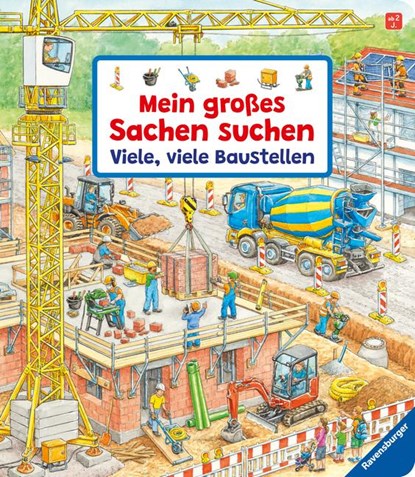 Mein großes Sachen suchen: Viele, viele Baustellen, Susanne Gernhäuser - Gebonden - 9783473438945