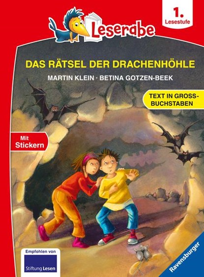 Das Rätsel der Drachenhöhle - Leserabe ab 1. Klasse - Erstlesebuch für Kinder ab 6 Jahren (in Großbuchstaben), Martin Klein - Gebonden - 9783473461868