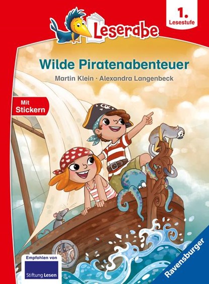 Wilde Piratenabenteuer - Leserabe ab 1. Klasse - Erstlesebuch für Kinder ab 6 Jahren, Martin Klein - Gebonden - 9783473462155