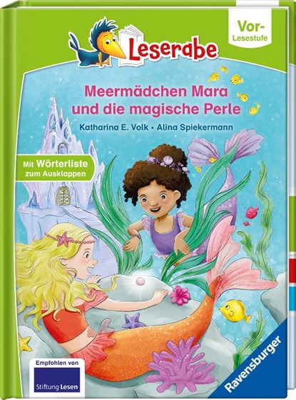 Leserabe Vor-Lesestufe - Meermädchen Mara und die magische Perle, Katharina E. Volk - Gebonden - 9783473464012