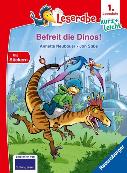 Leserabe 1. Lesestufe Kurz und leicht - Befreit die Dinos!, Annette Neubauer - Gebonden - 9783473464319