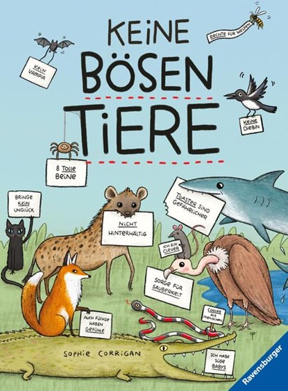 Keine bösen Tiere - Das etwas andere Tierbuch für Kinder ab 7 Jahren, Sophie Corrigan - Gebonden - 9783473480258