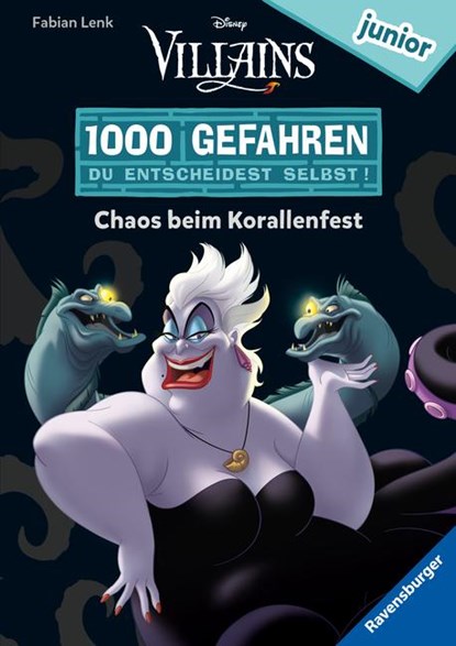 1000 Gefahren junior - Disney Villains: Chaos beim Korallenfest, Fabian Lenk - Gebonden - 9783473496914