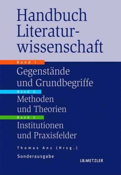 Handbuch Literaturwissenschaft, Thomas Anz - Paperback - 9783476025258