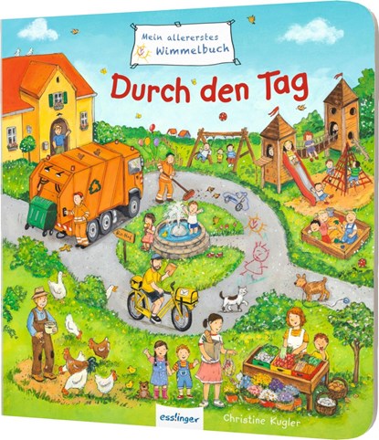Mein allererstes Wimmelbuch: Durch den Tag, Sibylle Schumann - Gebonden - 9783480233007