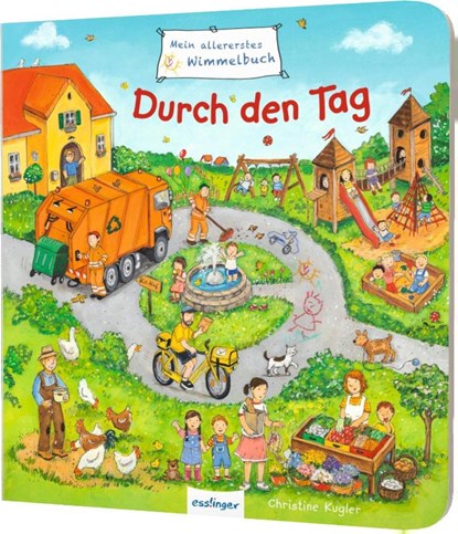 Mein allererstes Wimmelbuch: Durch den Tag, Sibylle Schumann - Gebonden - 9783480233007