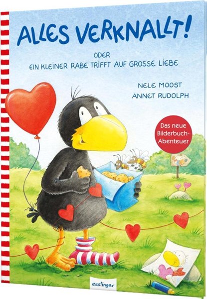Der kleine Rabe Socke: Alles verknallt! oder Ein kleiner Rabe trifft auf große Liebe, Nele Moost - Gebonden - 9783480233274