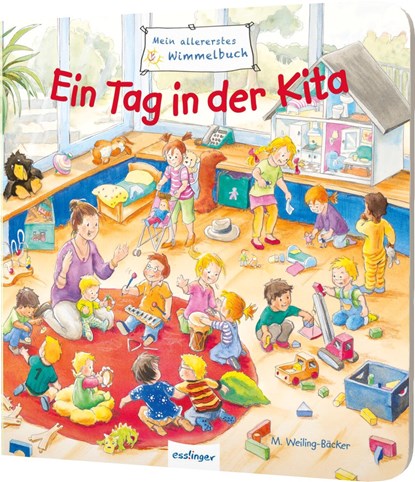 Mein allererstes Wimmelbuch: Ein Tag in der Kita, Sibylle Schumann - Gebonden - 9783480234073