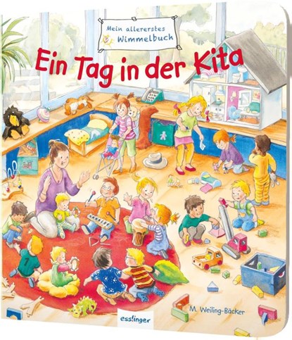 Mein allererstes Wimmelbuch: Ein Tag in der Kita, Sibylle Schumann - Gebonden - 9783480234073