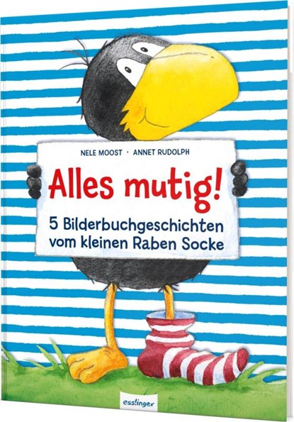 Der kleine Rabe Socke: Alles mutig! 5 Bilderbuchgeschichten vom kleinen Raben Socke, Nele Moost - Gebonden - 9783480236879