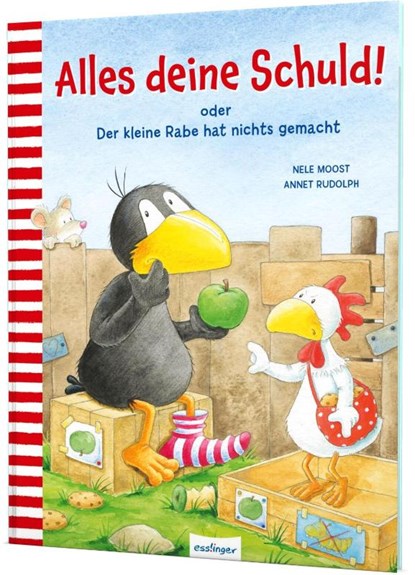 Der kleine Rabe Socke: Alles deine Schuld! oder Der kleine Rabe hat nichts gemacht, Nele Moost - Gebonden - 9783480237111