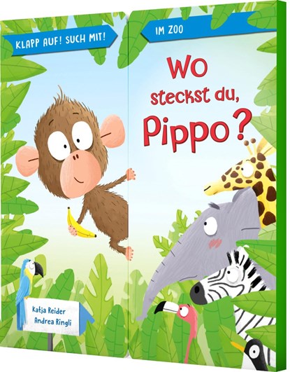 Klapp auf! Such mit!: Wo steckst du, Pippo?, Katja Reider - Overig - 9783480237951