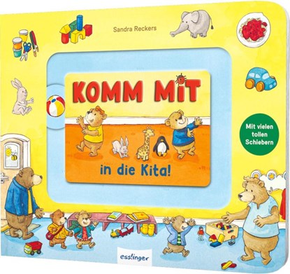 Meine Schiebebahn-Pappe: Komm mit in die Kita, Julia Klee - Gebonden - 9783480238033