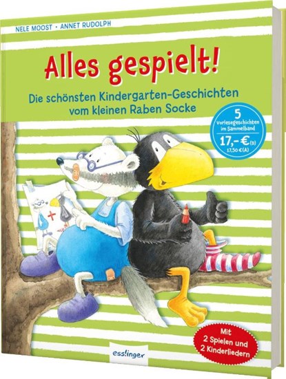 Der kleine Rabe Socke: Alles gespielt!, Nele Moost - Gebonden - 9783480238309