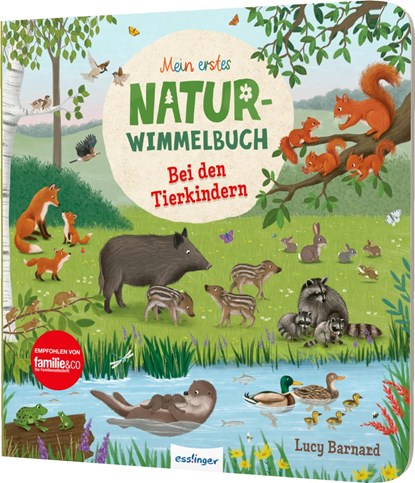 Mein erstes Natur-Wimmelbuch: Bei den Tierkindern, Sibylle Schumann - Gebonden - 9783480238446