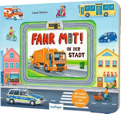 Meine Schiebebahn-Pappe: Fahr mit in der Stadt, Anders Meyer - Gebonden - 9783480238583