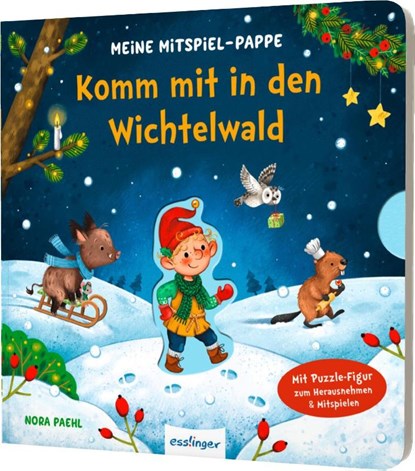 Meine Mitspiel-Pappe: Komm mit in den Wichtelwald, Nora Paehl - Gebonden - 9783480238903