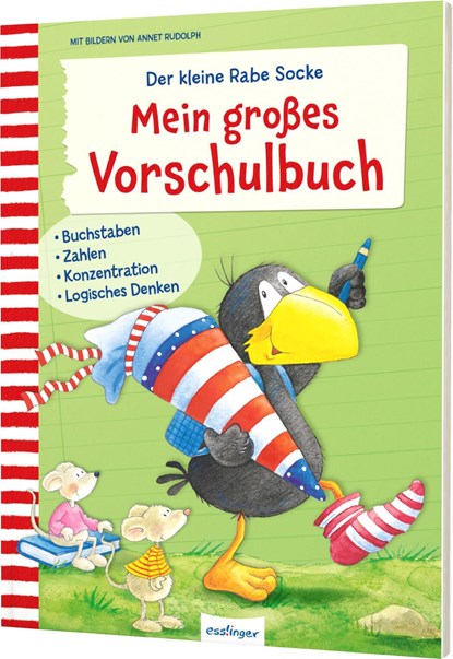 Der kleine Rabe Socke: Mein großes Vorschulbuch, niet bekend - Paperback - 9783480239061