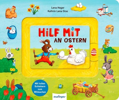 Meine Schiebebahn-Pappe: Hilf mit an Ostern, Kathrin Lena Orso - Gebonden - 9783480239214