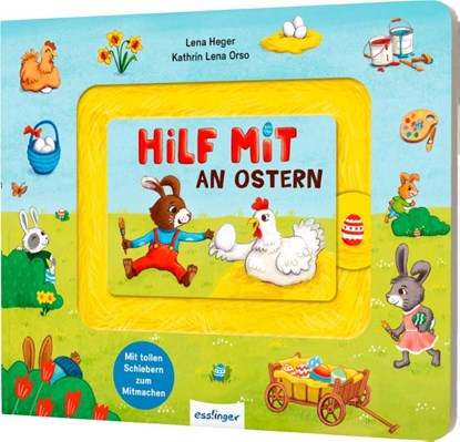 Meine Schiebebahn-Pappe: Hilf mit an Ostern, Kathrin Lena Orso - Gebonden - 9783480239214