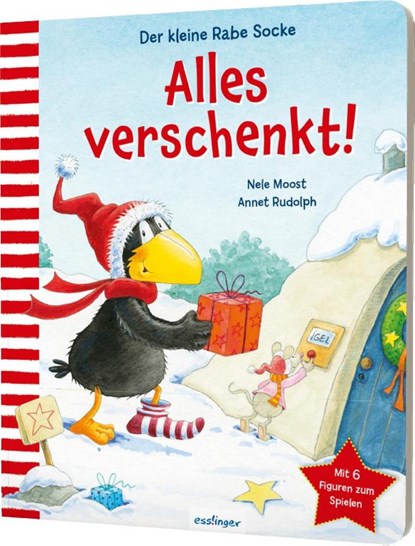 Der kleine Rabe Socke: Alles verschenkt! Mit Spielfiguren, Nele Moost - Gebonden - 9783480239351