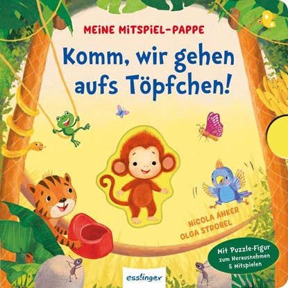 Meine Mitspiel-Pappe: Komm, wir gehen aufs Töpfchen!, Nicola Anker - Gebonden - 9783480240883