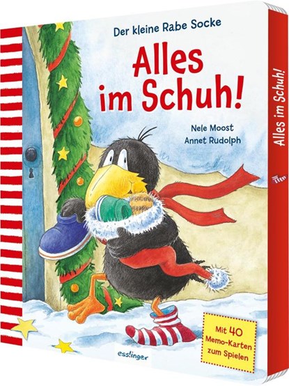 Der kleine Rabe Socke: Alles im Schuh! Mit Memo-Spiel, Nele Moost - Gebonden - 9783480240913