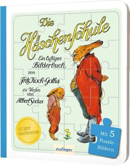Die Häschenschule: Ein lustiges Puzzlebuch, Albert Sixtus - Gebonden - 9783480401642