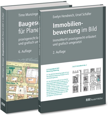 Buchpaket: Baugesetzbuch für Planer im Bild & Immobilienbewertung im Bild, Eva Maria Levold ;  Evelyn Hendreich ;  Timo Munzinger ;  Ursel Schäfer - Gebonden - 9783481048488