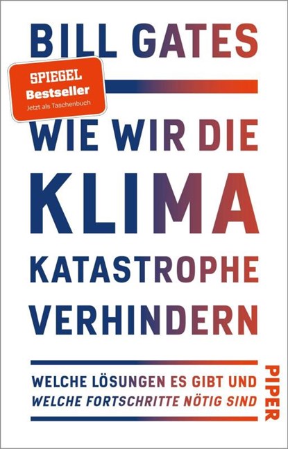 Wie wir die Klimakatastrophe verhindern, Bill Gates - Paperback - 9783492311526