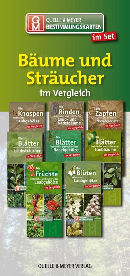 Bestimmungskarten-Set "Bäume und Sträucher", Quelle & Meyer Verlag - Paperback - 9783494019819